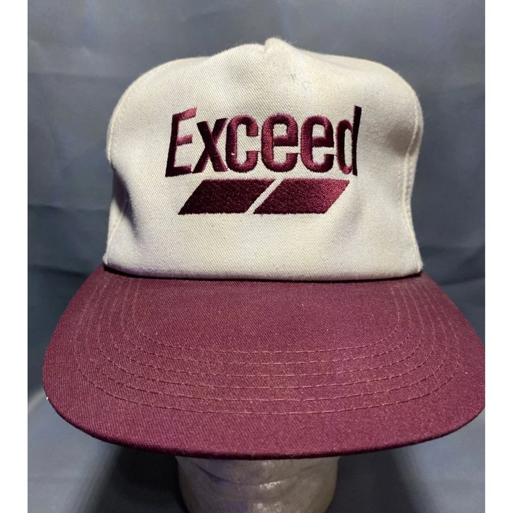 VTG Exceed Herbicide Corn Embroidered Logo‎ Snapback Hat Ciba Baseball Cap Farm